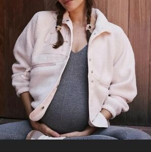 NWT Free People X Hatch Hit The Slopes Pullover In Canvas Ivory